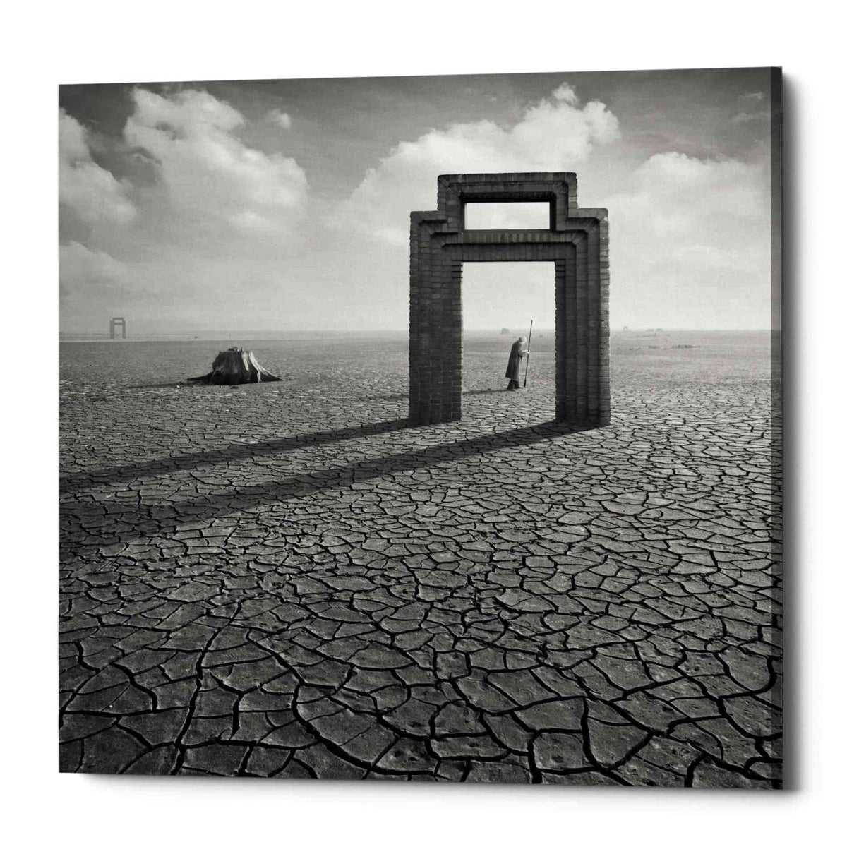 Epic Graffiti &#39;Gatekeeper&#39; by Dariusz Klimczak, Canvas Wall Art