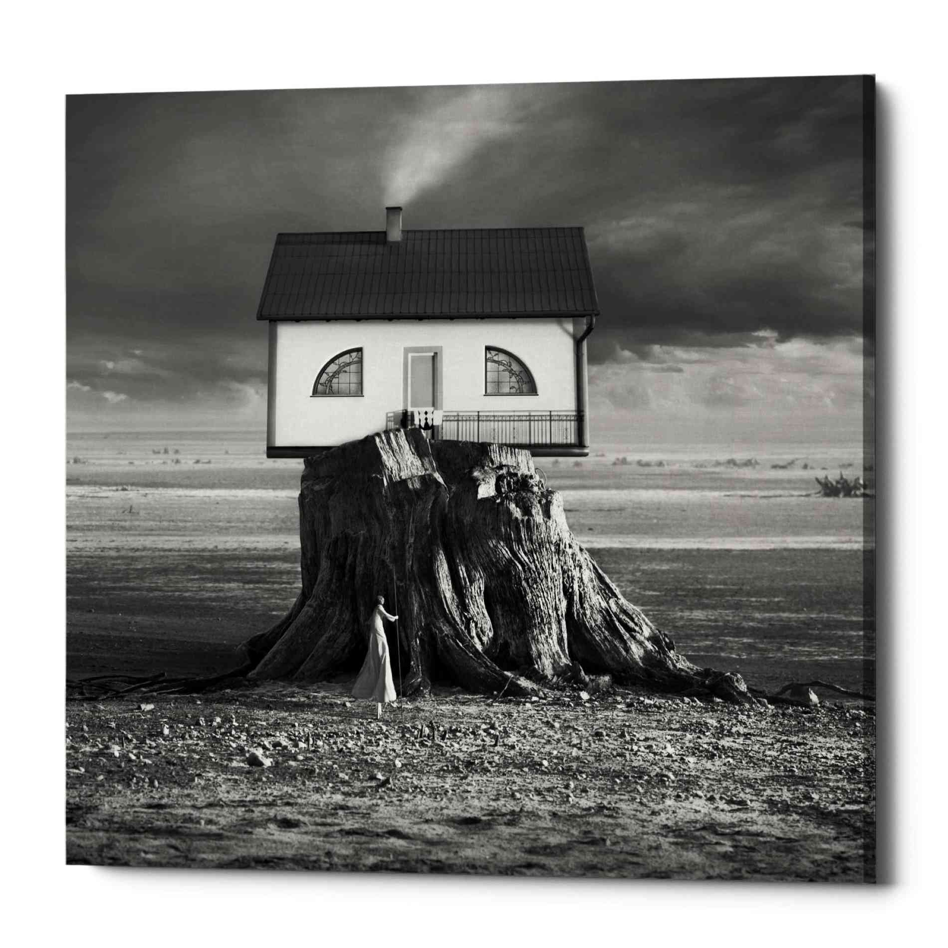 Epic Graffiti 'House' by Dariusz Klimczak, Canvas Wall Art