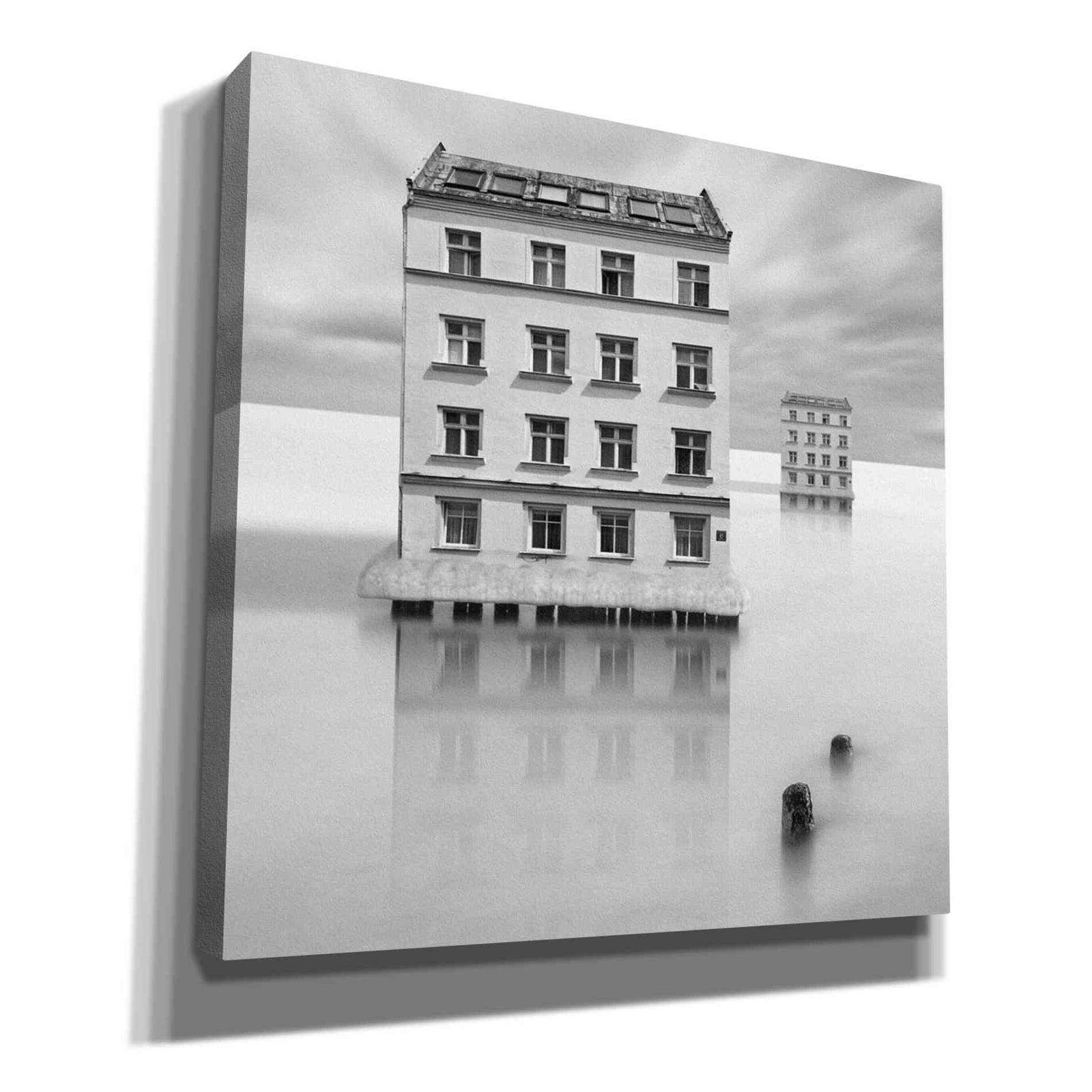 Epic Graffiti 'Icehouses' by Dariusz Klimczak, Canvas Wall Art