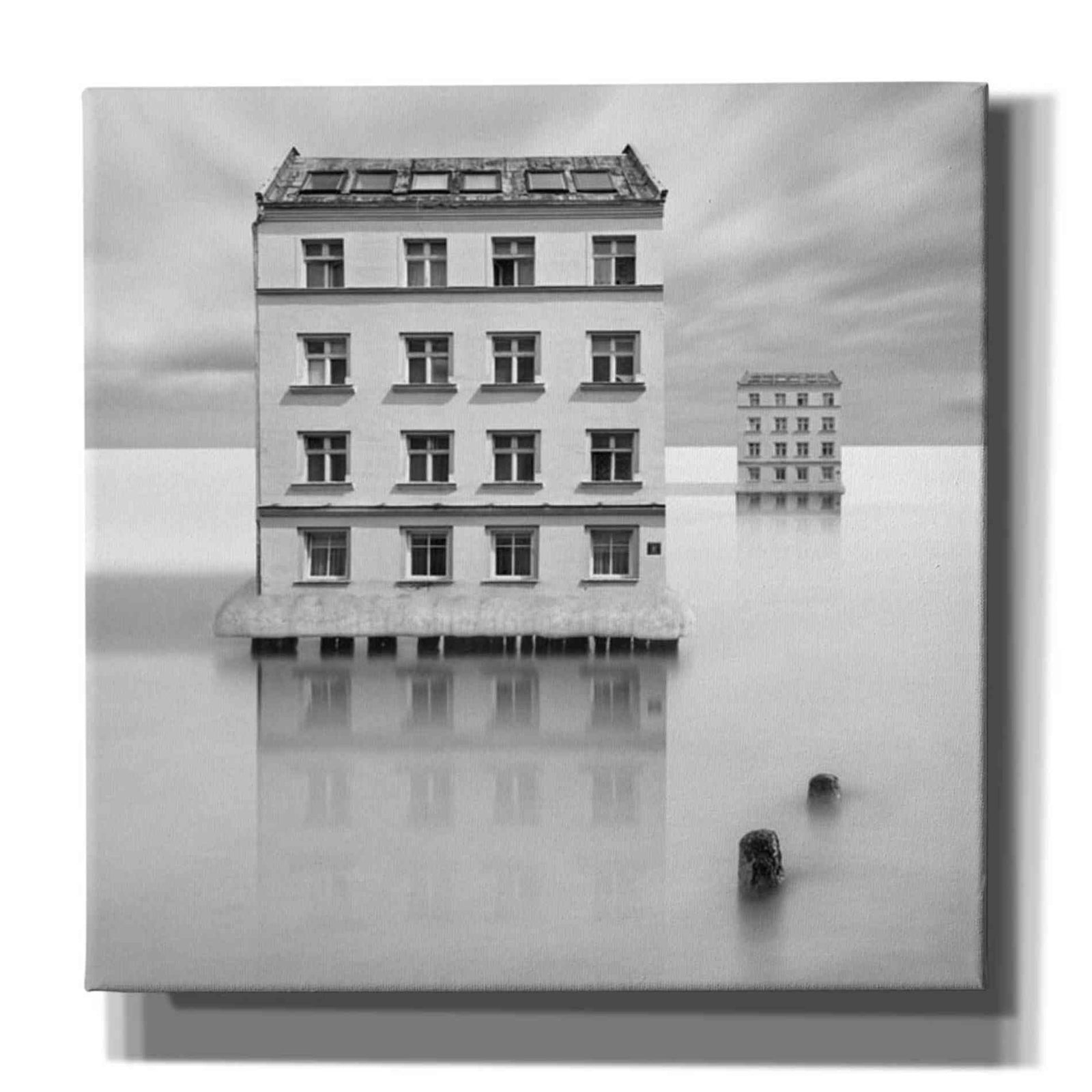 Epic Graffiti 'Icehouses' by Dariusz Klimczak, Canvas Wall Art