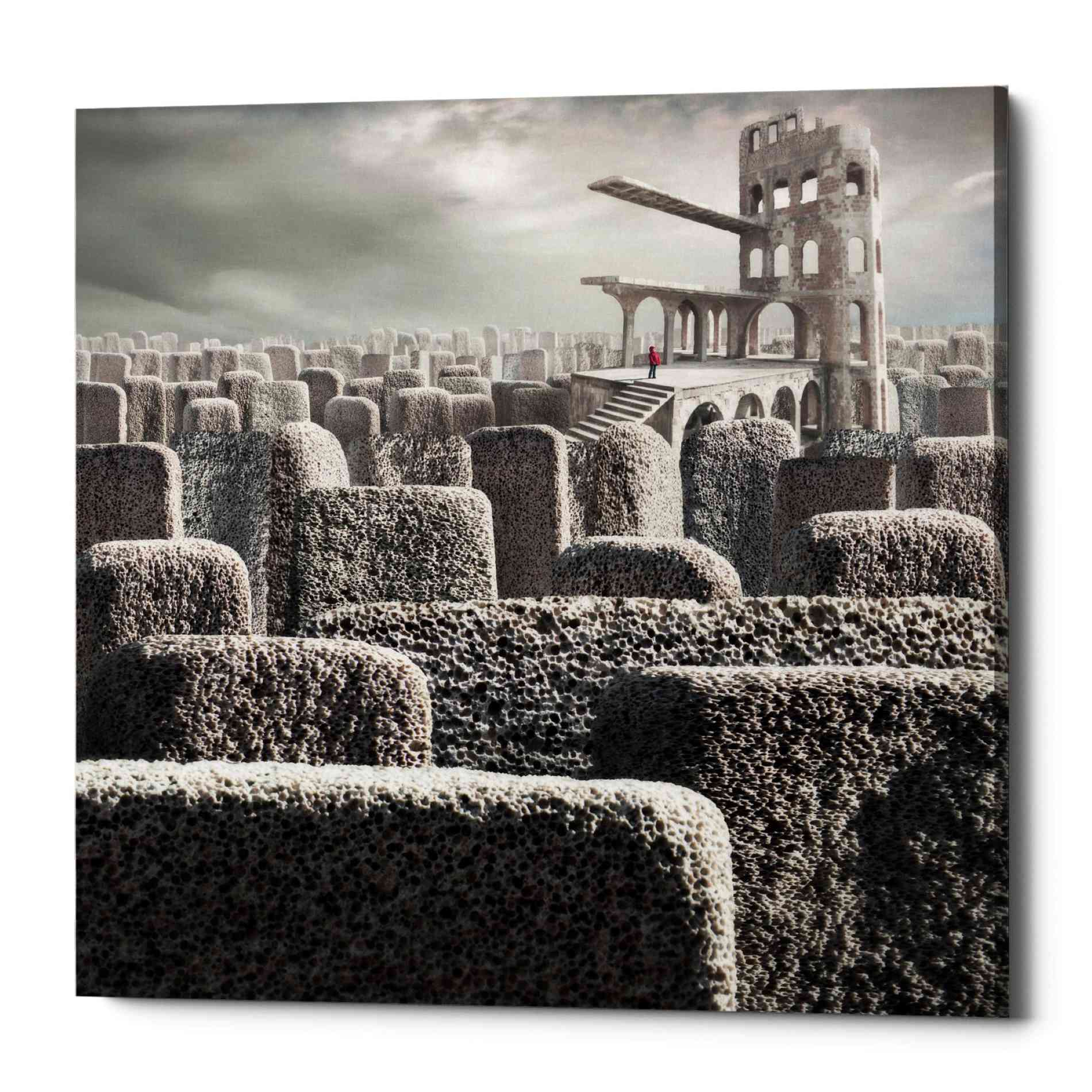 Epic Graffiti 'Kandahar' by Dariusz Klimczak, Canvas Wall Art
