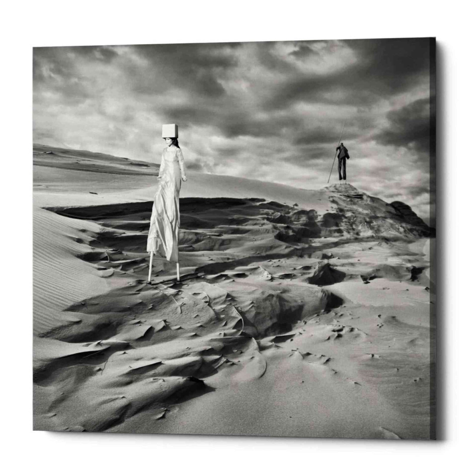 Epic Graffiti 'Lunar Marriage' by Dariusz Klimczak, Canvas Wall Art