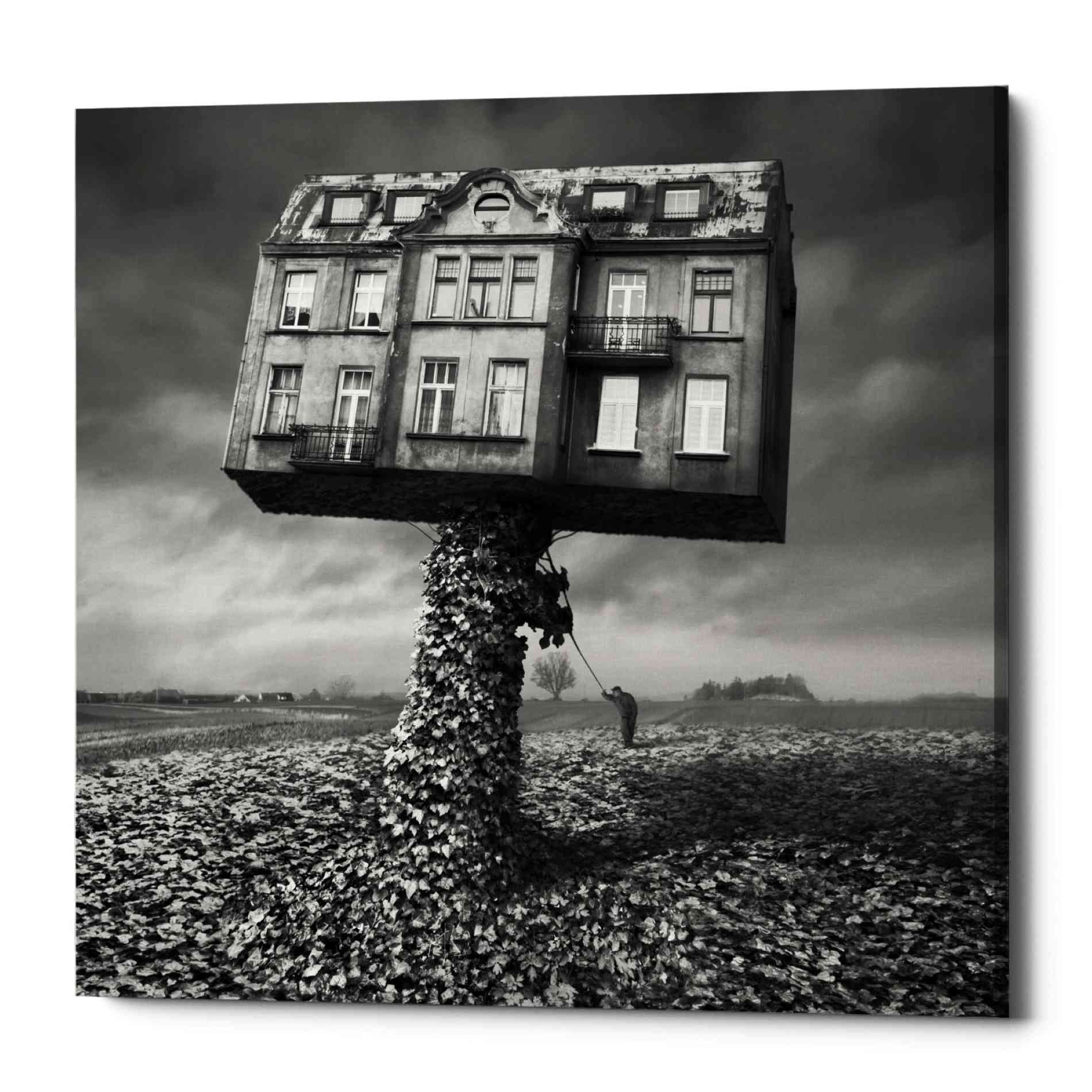 Epic Graffiti 'Mad Architect' by Dariusz Klimczak, Canvas Wall Art