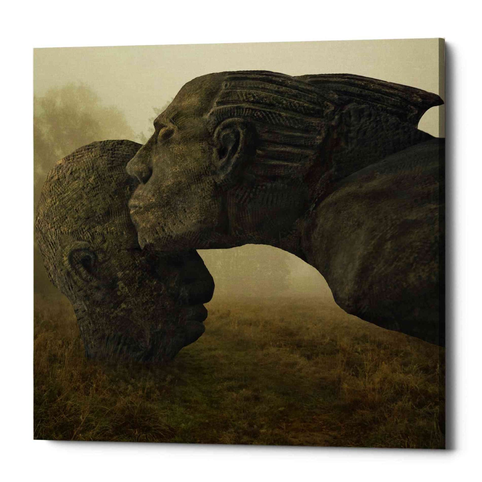 Epic Graffiti 'Mother's Kiss' by Dariusz Klimczak, Canvas Wall Art
