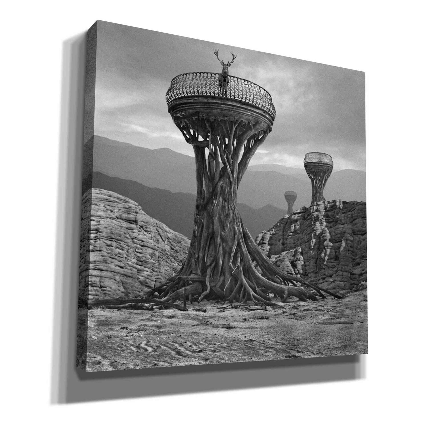 Epic Graffiti 'Pulpit' by Dariusz Klimczak, Canvas Wall Art