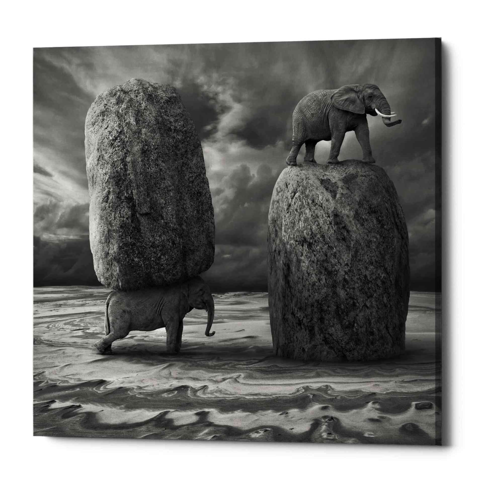 Epic Graffiti 'Relativity' by Dariusz Klimczak, Canvas Wall Art
