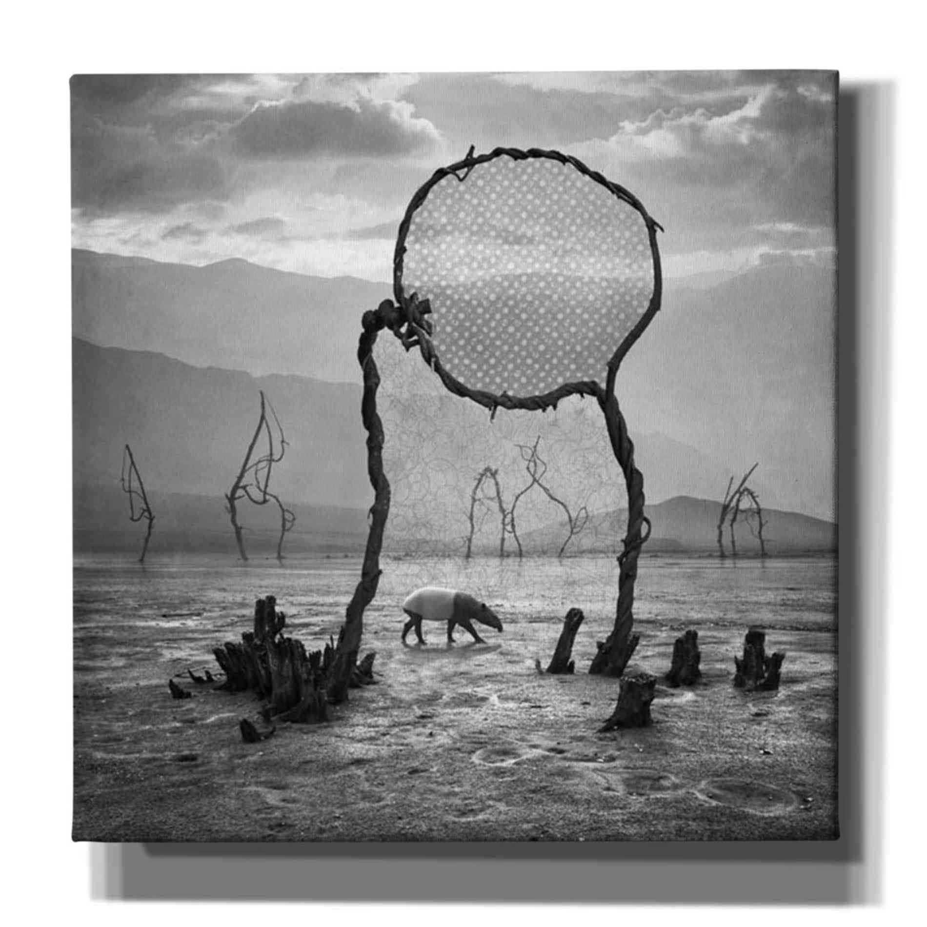 Epic Graffiti 'Tapir' by Dariusz Klimczak, Canvas Wall Art