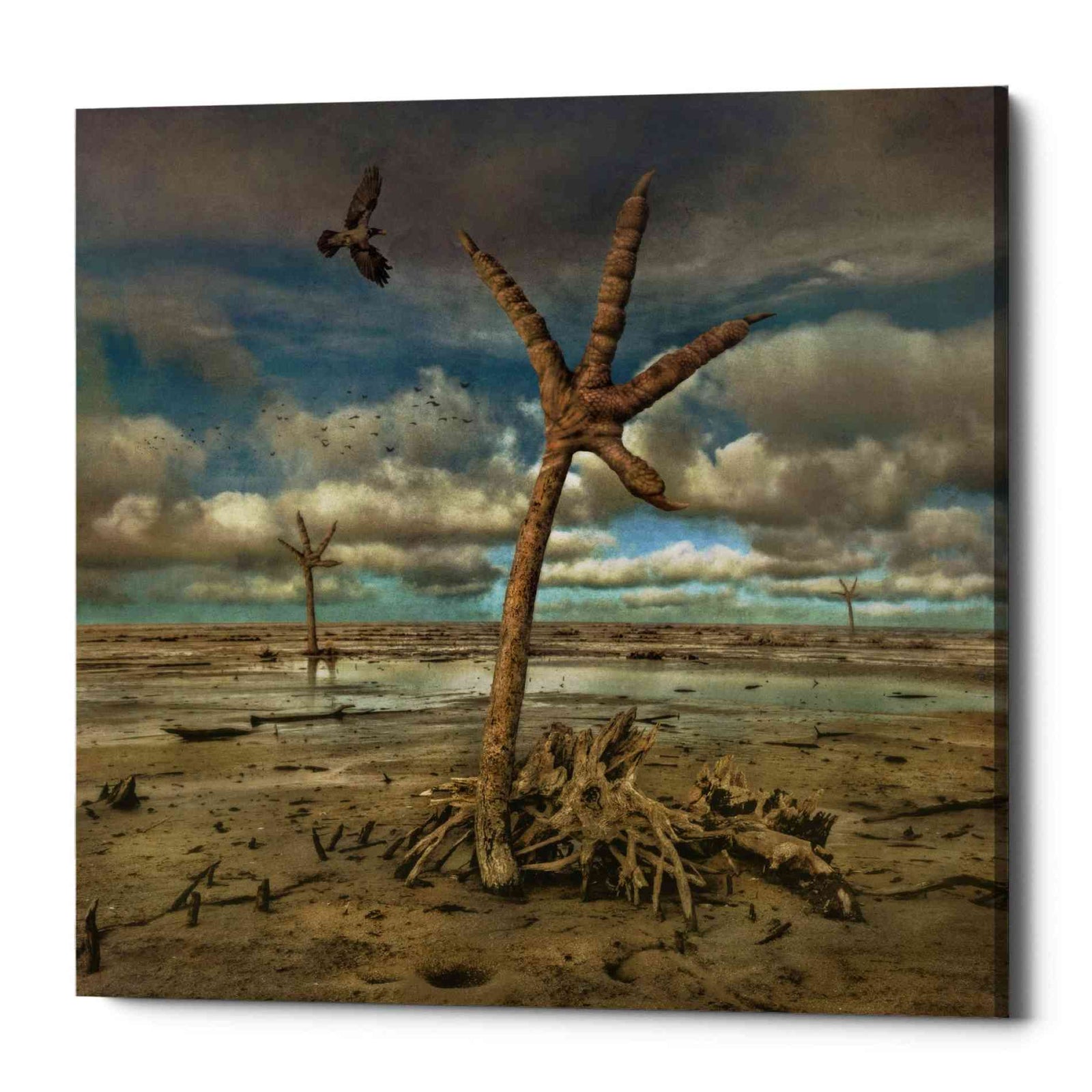 Epic Graffiti 'Wetlands' by Dariusz Klimczak, Canvas Wall Art