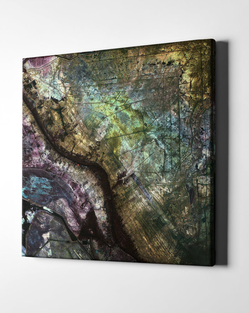 Epic Graffiti &quot;Earth As Art: Iraqi Emplacement&quot; Giclee Canvas Wall Art