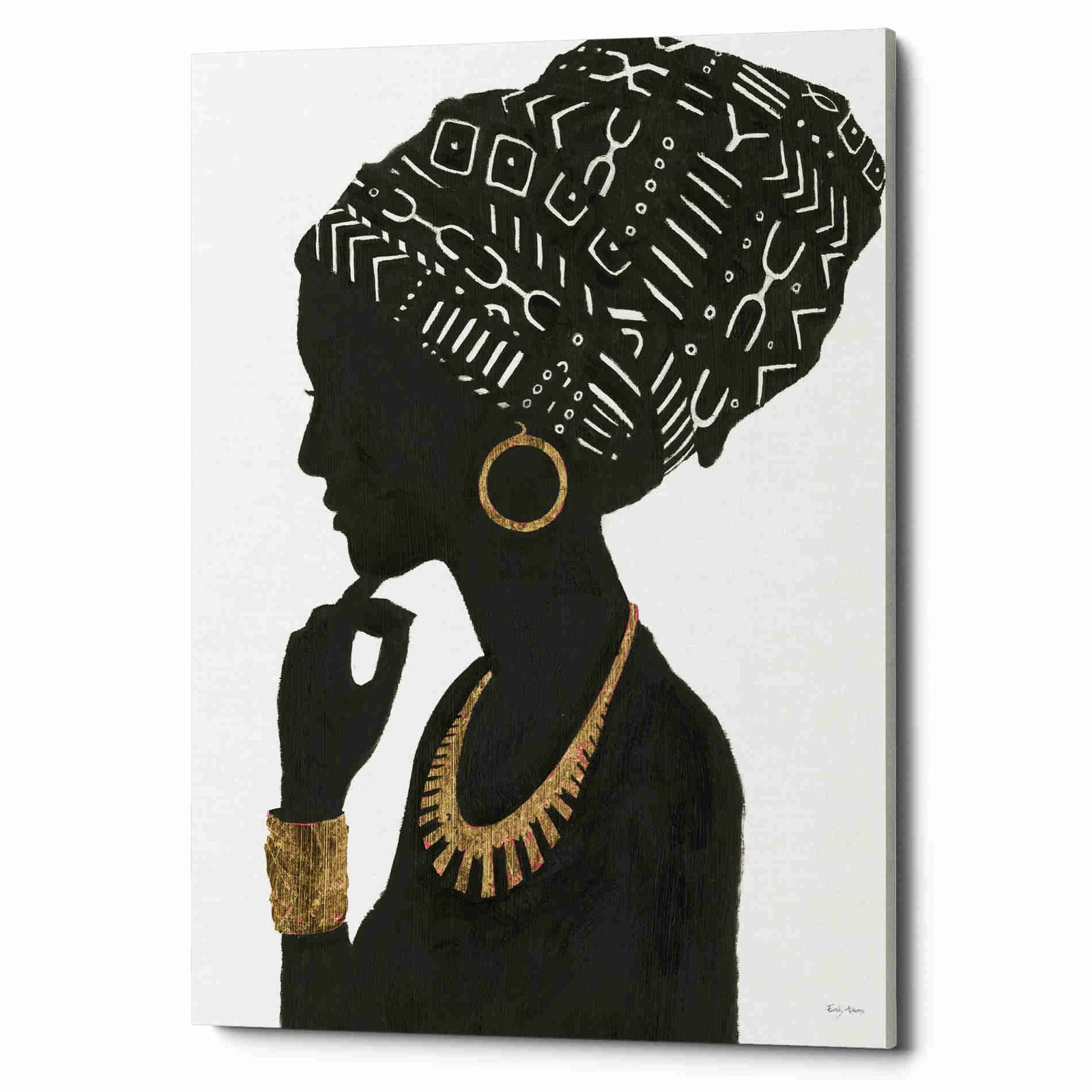 Epic Graffiti 'Graceful Majesty II' by Emily Adams, Giclee Canvas Wall Art