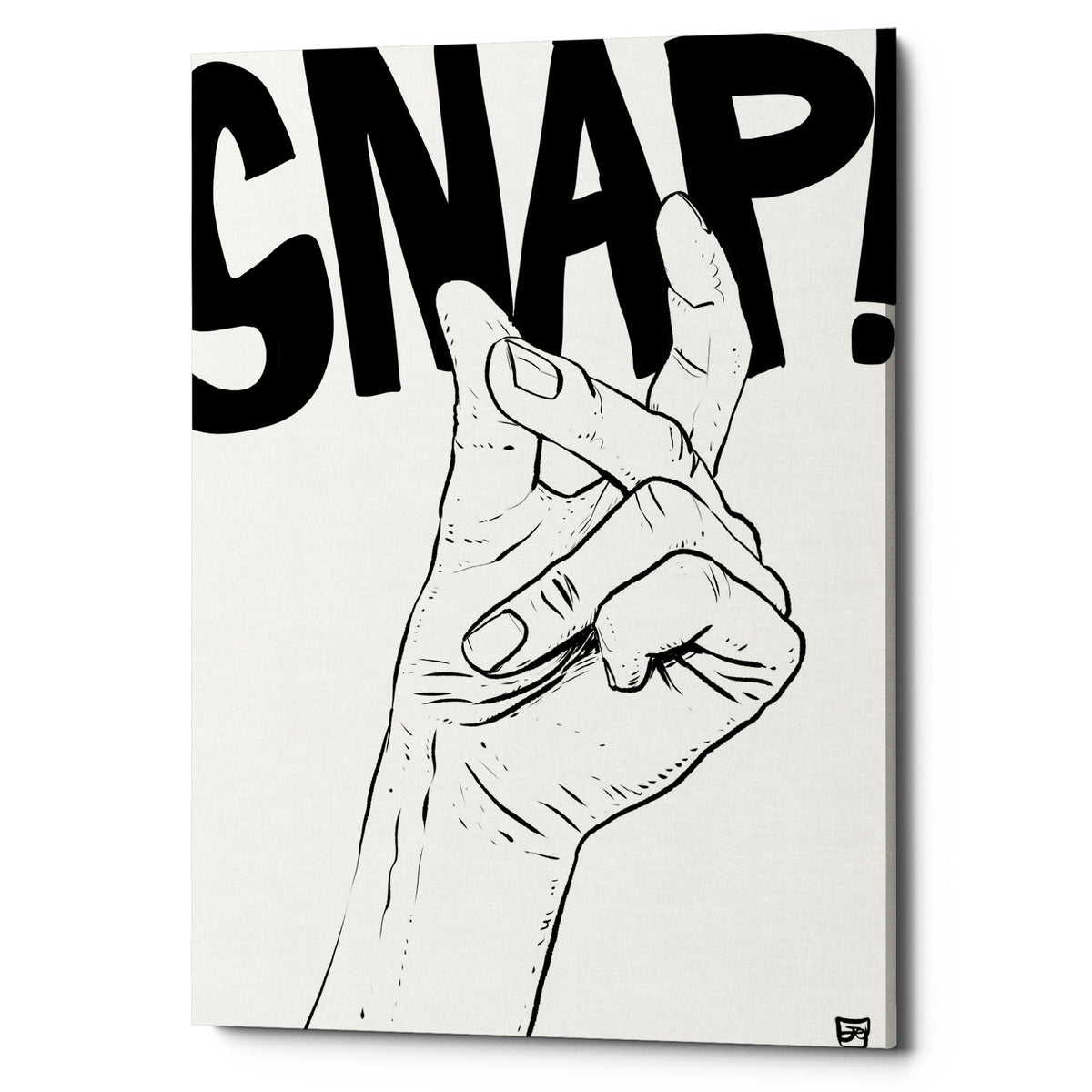Epic Graffiti &quot;Snap&quot; by Giuseppe Cristiano, Giclee Canvas Wall Art