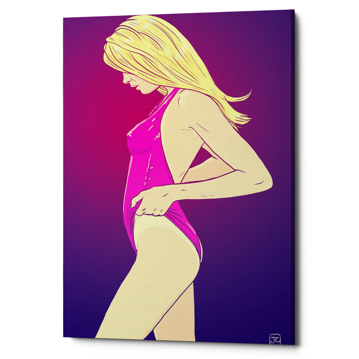 Epic Graffiti &quot;Tan 2&quot; by Giuseppe Cristiano, Giclee Canvas Wall Art