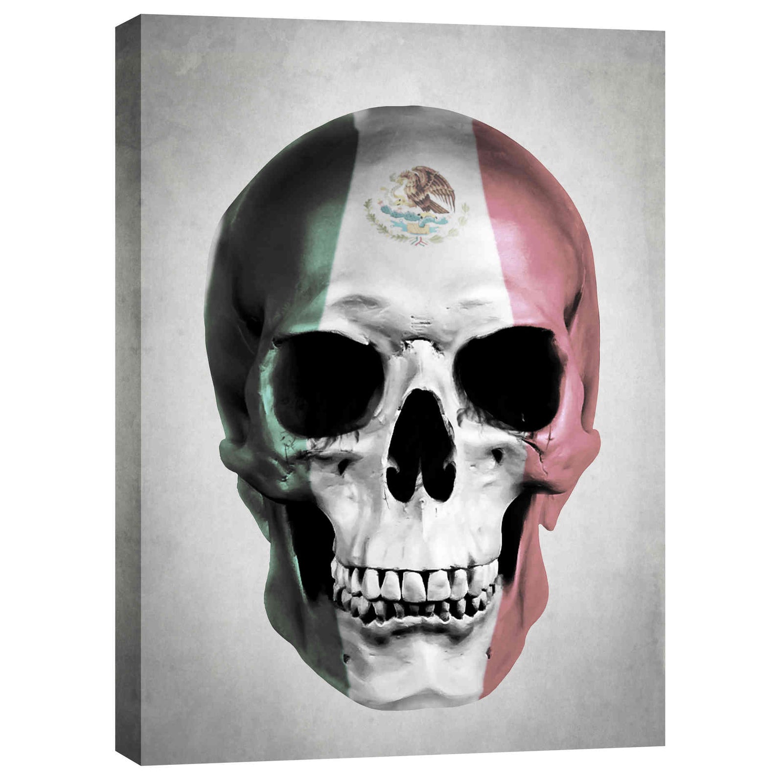 Cortesi Home 'Mexican Skull Grey' by Nicklas Gustafsson, Canvas Wall Art