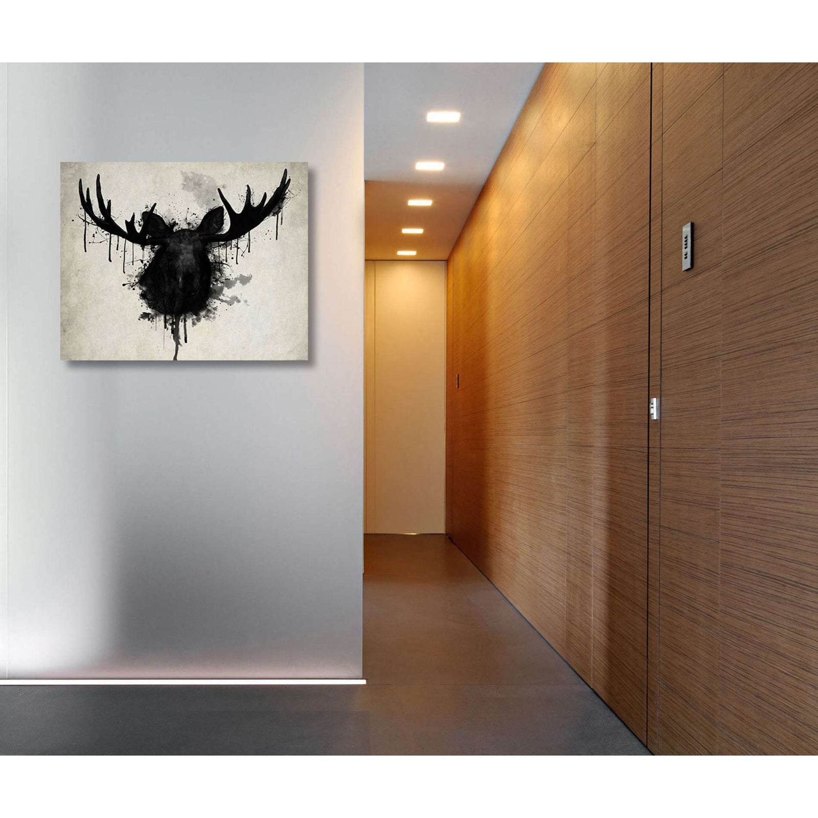 Cortesi Home "Moose" by Nicklas Gustafsson, Giclee Canvas Wall Art