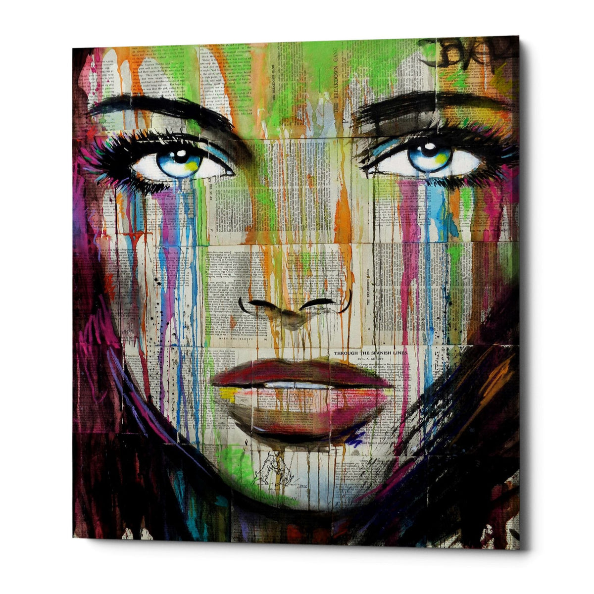 Epic Graffiti &quot;Bell&quot; by Loui Jover, Giclee Canvas Wall Art