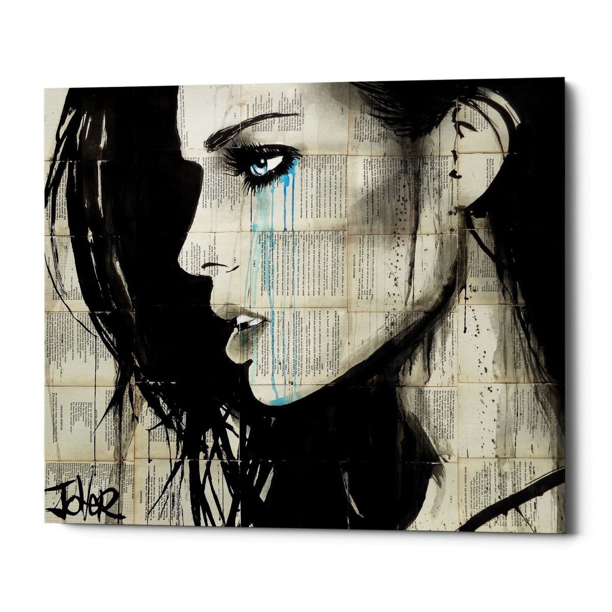 Epic Graffiti &quot;Bright Ecstasy&quot; by Loui Jover, Giclee Canvas Wall Art