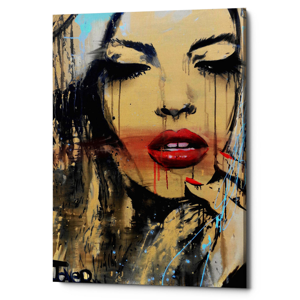 Epic Graffiti &quot;Gloss&quot; by Loui Jover, Giclee Canvas Wall Art