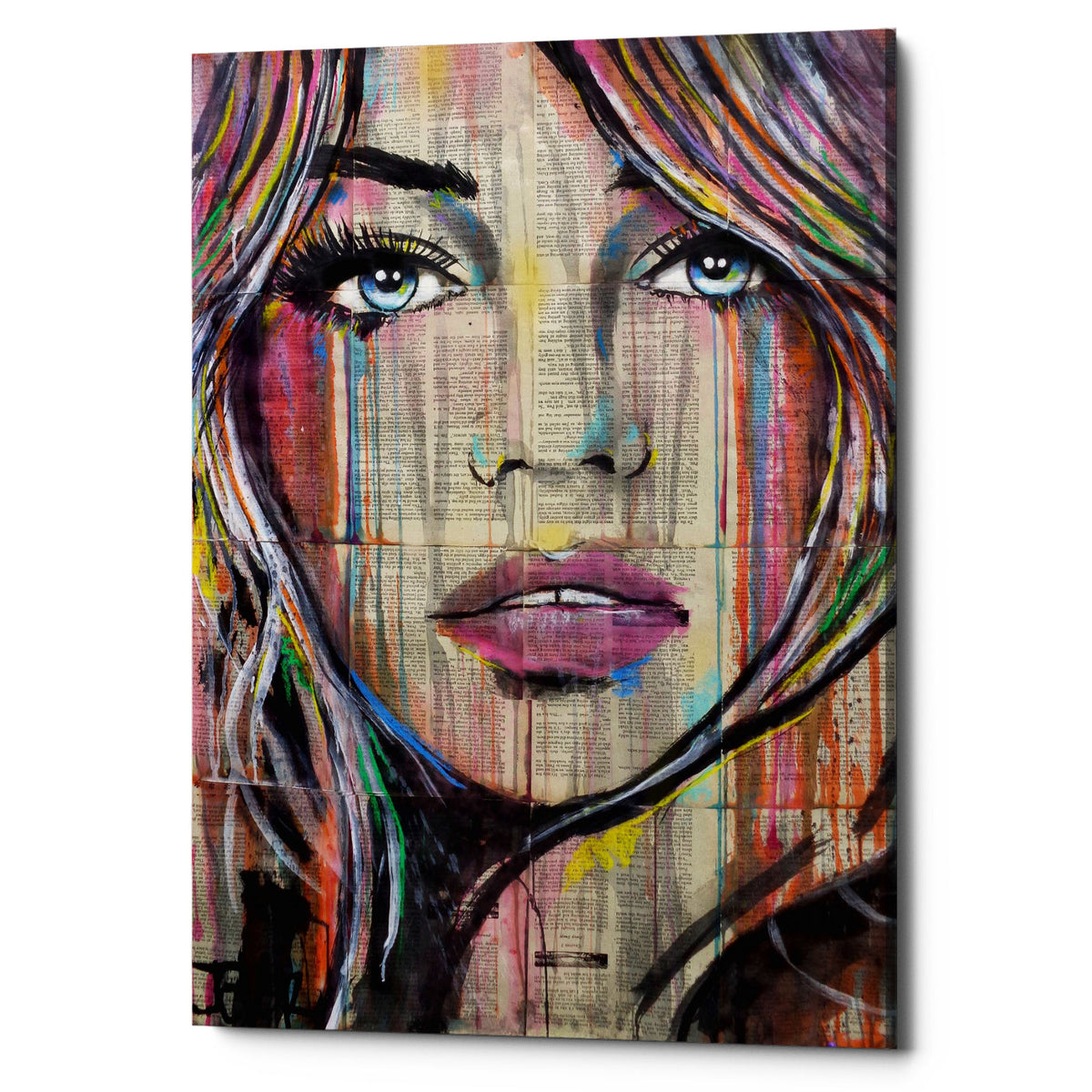 Epic Graffiti &quot;In Someways&quot; by Loui Jover, Giclee Canvas Wall Art
