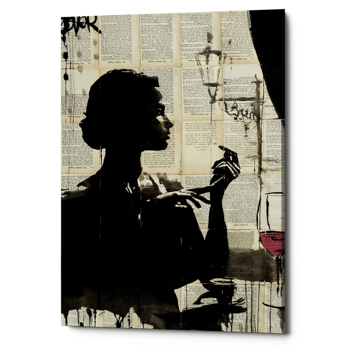 Epic Graffiti &quot;Lush Life&quot; by Loui Jover, Giclee Canvas Wall Art