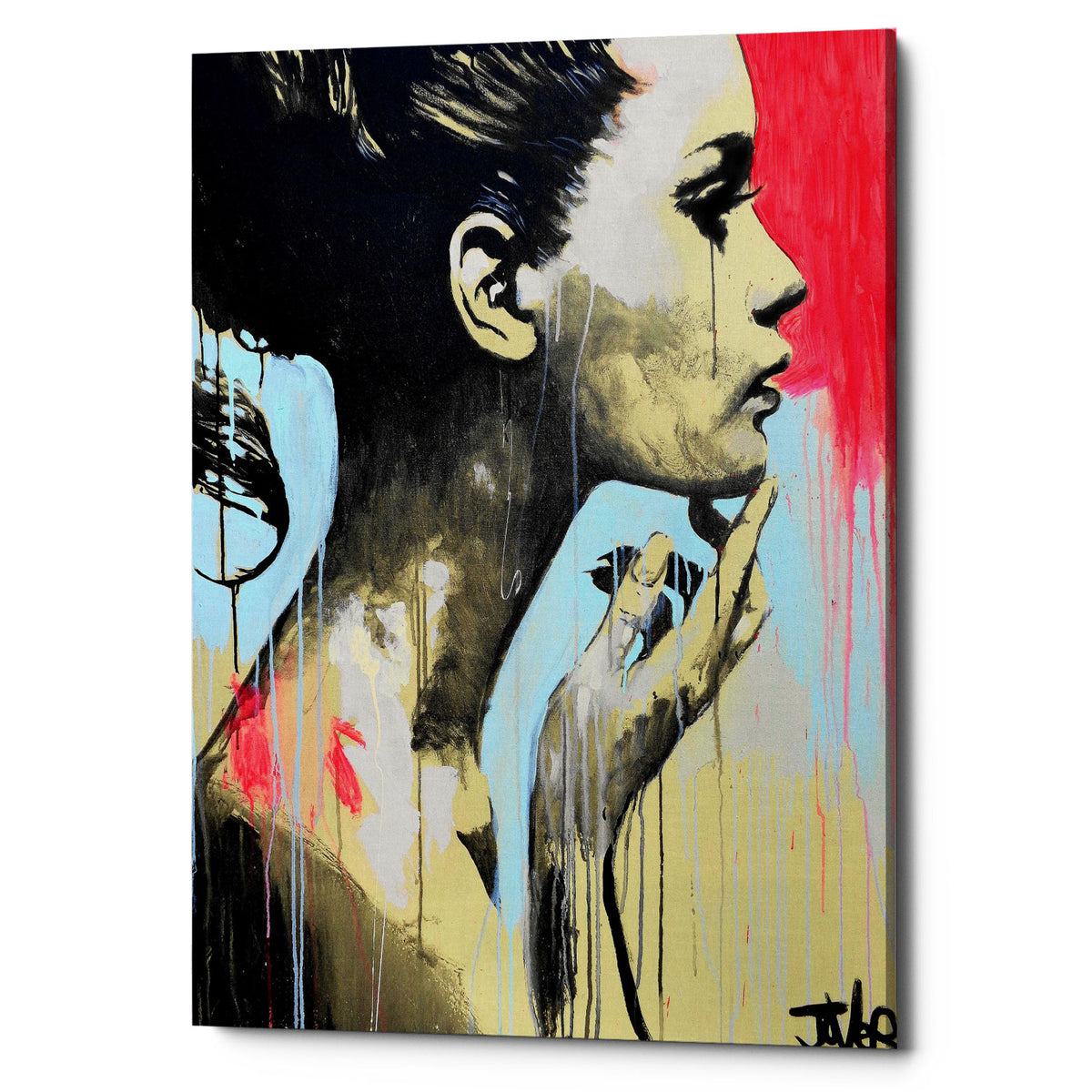 Epic Graffiti &quot;Perhaps&quot; by Loui Jover, Giclee Canvas Wall Art