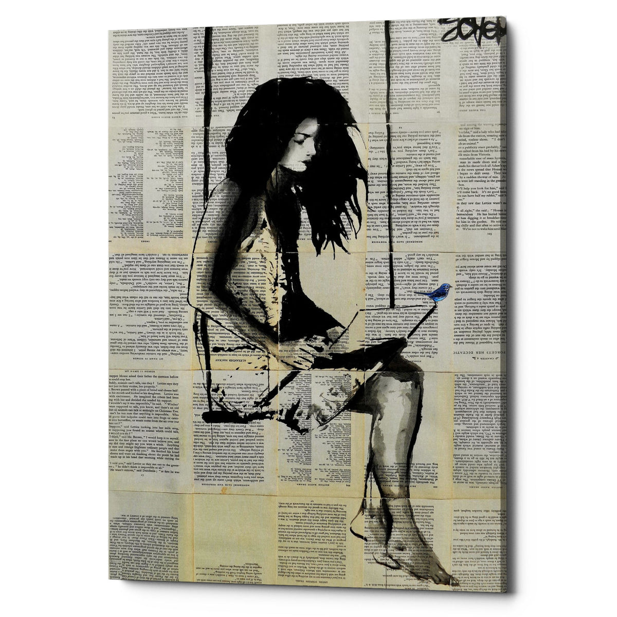 Epic Graffiti &quot;Spell&quot; by Loui Jover, Giclee Canvas Wall Art