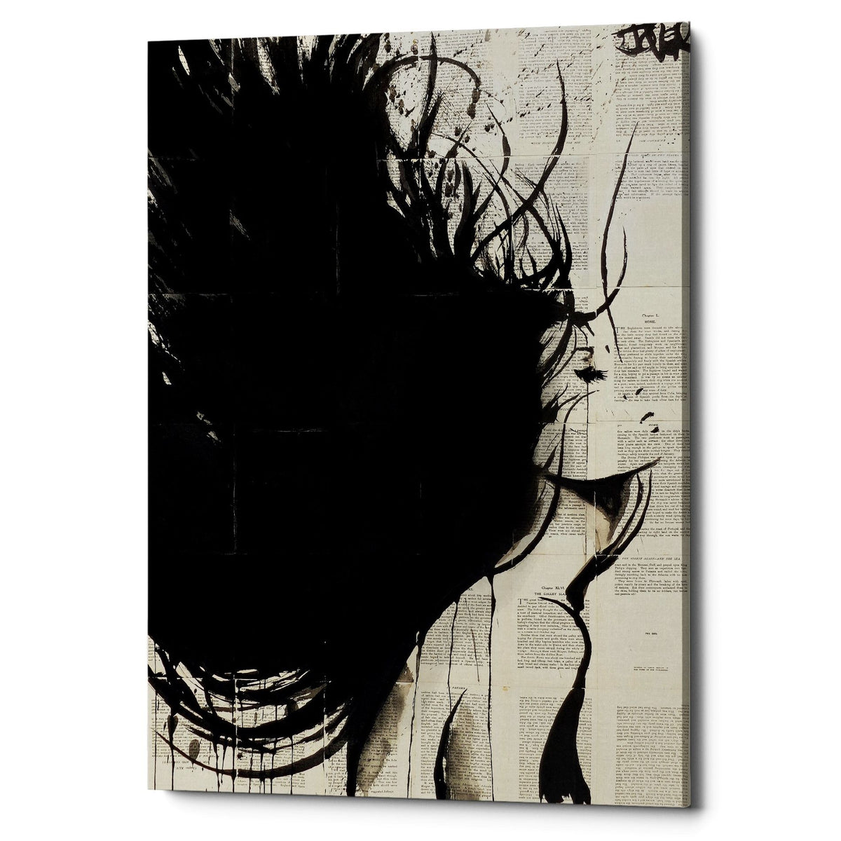 Epic Graffiti &quot;The New Minstrel&quot; by Loui Jover, Giclee Canvas Wall Art