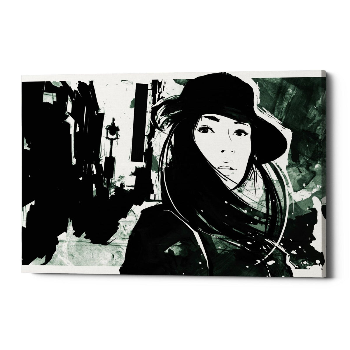 Epic Graffiti &quot;Unmasked 1&quot; by Jonathan Lam, Giclee Canvas Wall Art