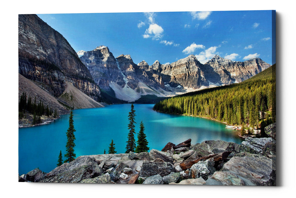 Epic Graffiti &quot;Valley of the Ten Peaks,&quot; Giclee Canvas Wall Art