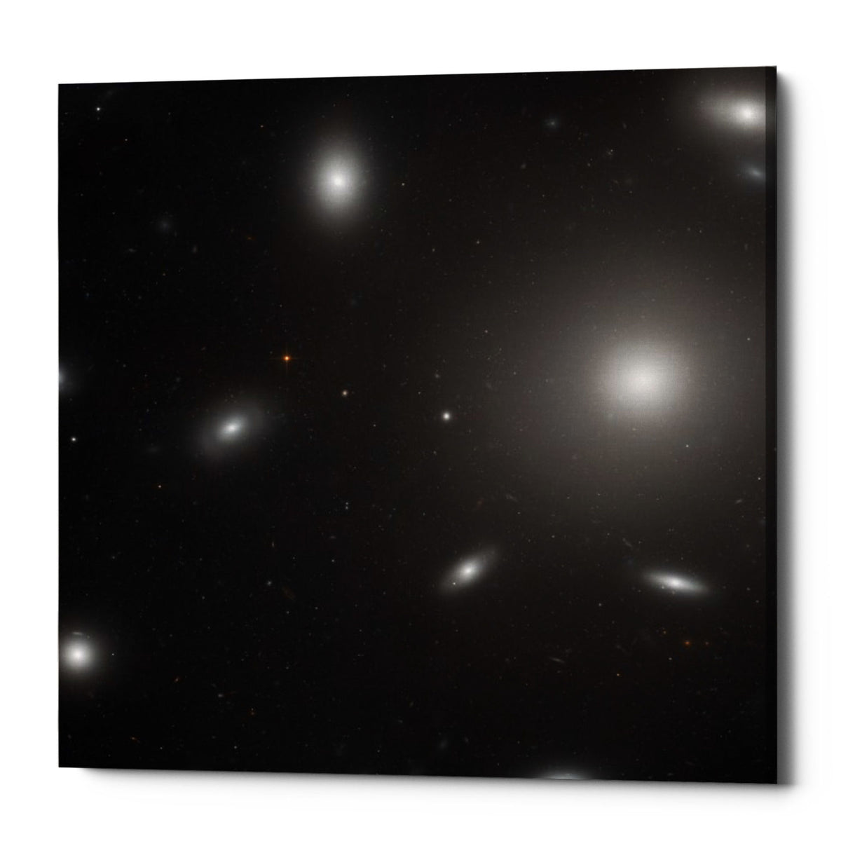 Epic Graffiti &quot;NGC 4874&quot; Hubble Space Telescope Giclee Canvas Wall Art