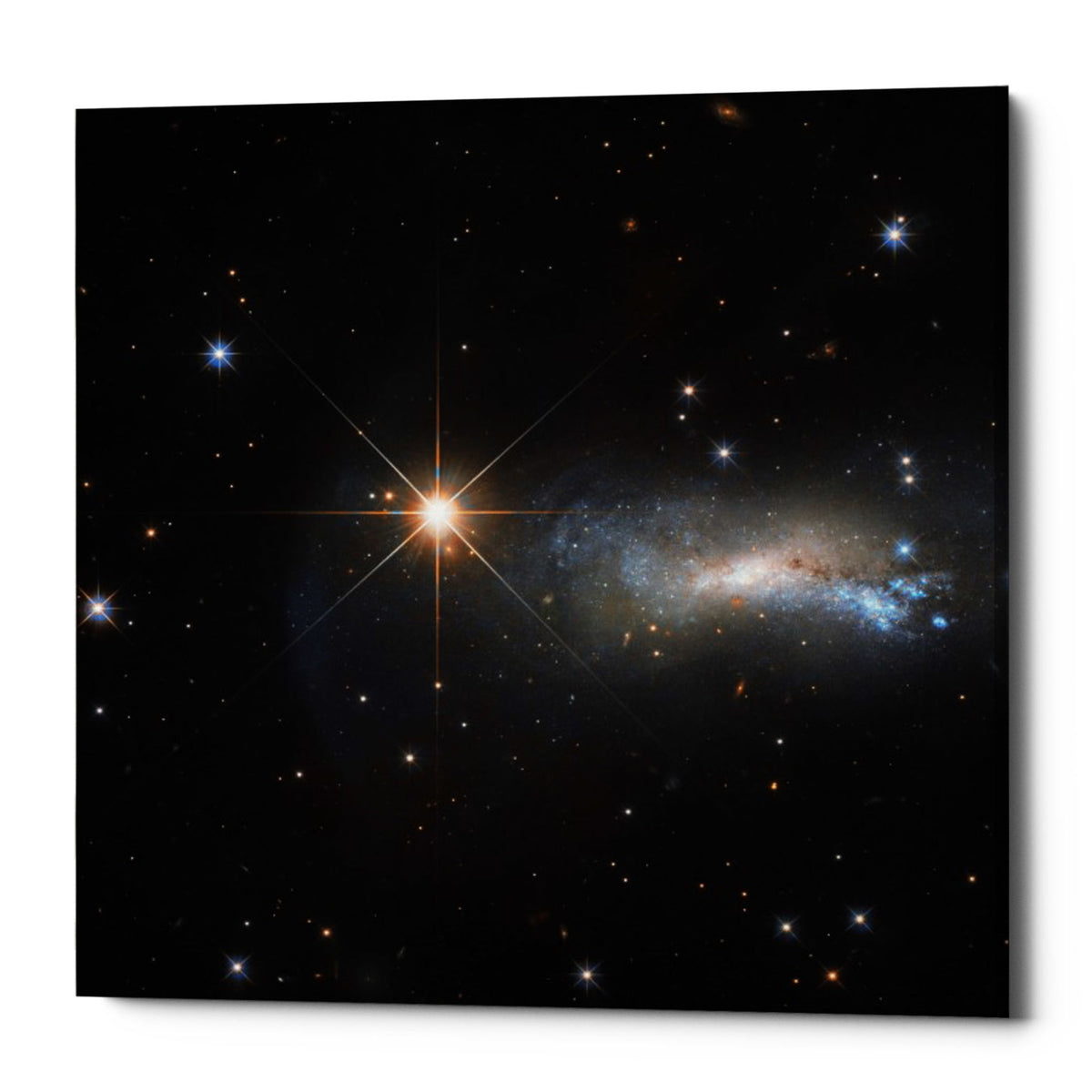 Epic Graffiti &quot;Outshine&quot; Hubble Space Telescope Giclee Canvas Wall Art
