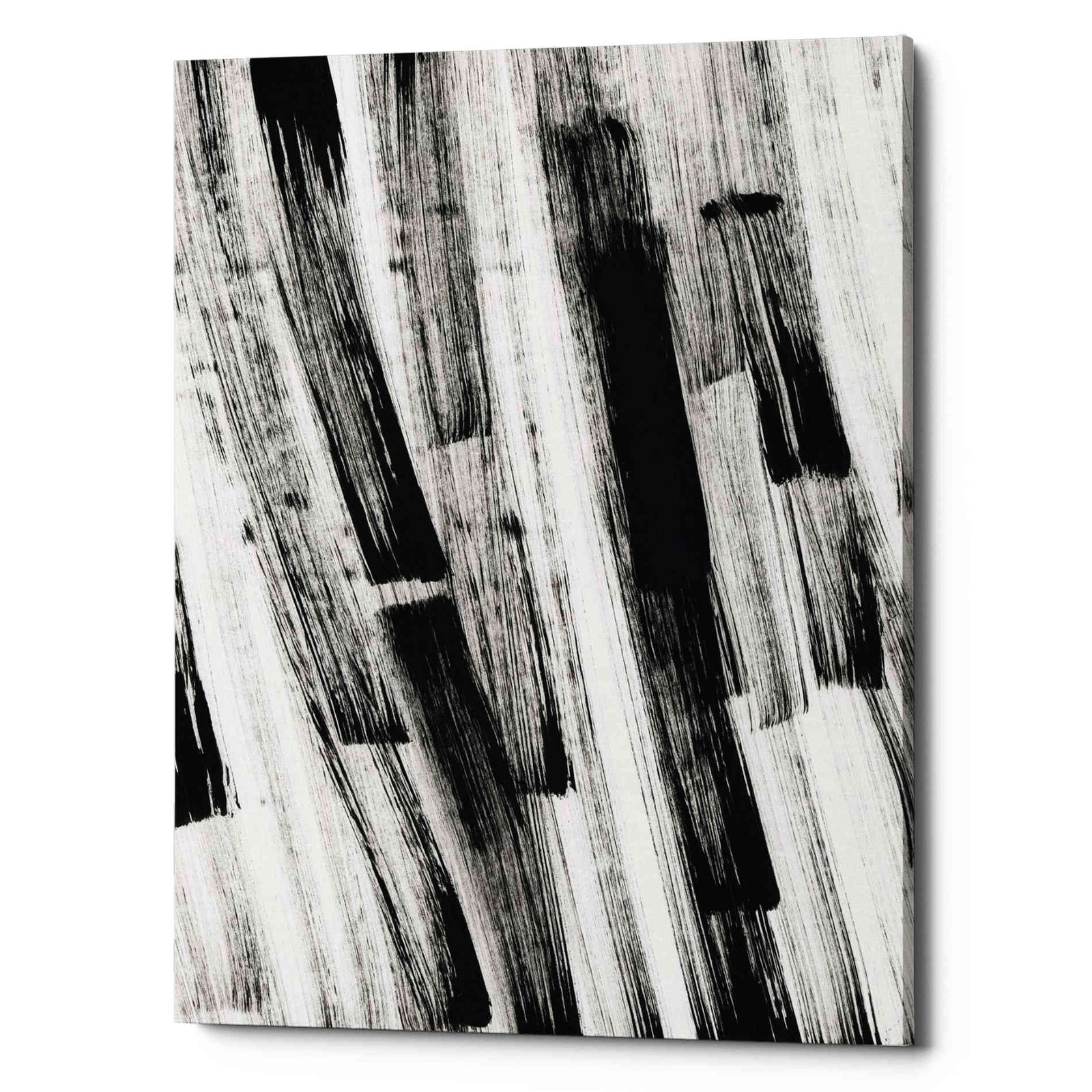Epic Graffiti 'Black and White Strokes South' Giclee Canvas Wall Art