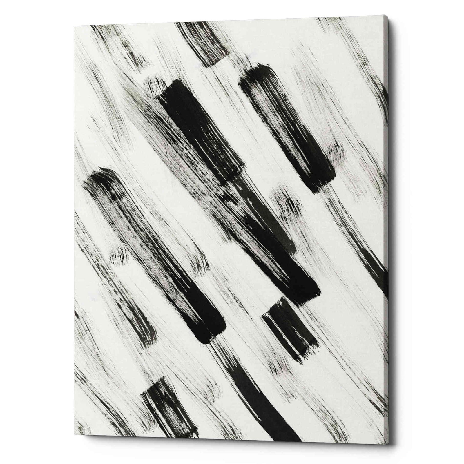 Epic Graffiti 'Black and White Strokes North East' Giclee Canvas Wall Art