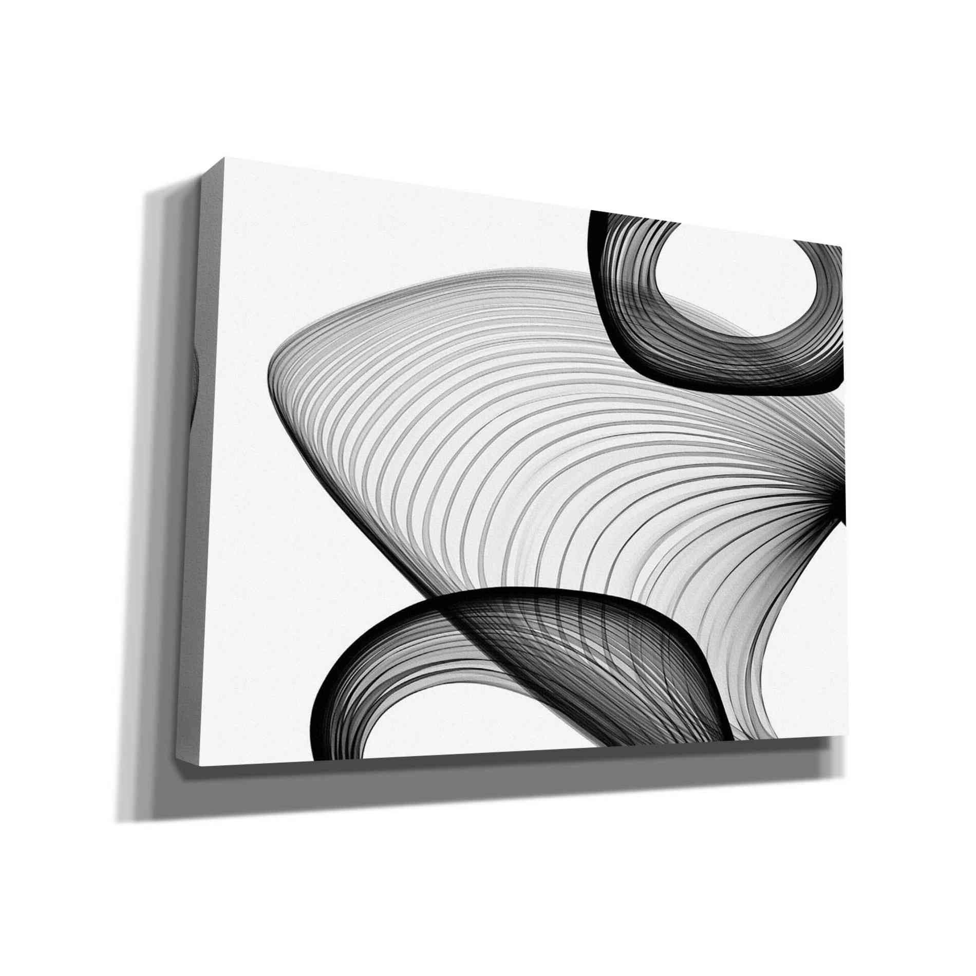 Epic Graffiti 'Abstract Black and White 21-59' by Irena Orlov, Giclee Canvas Wall Art