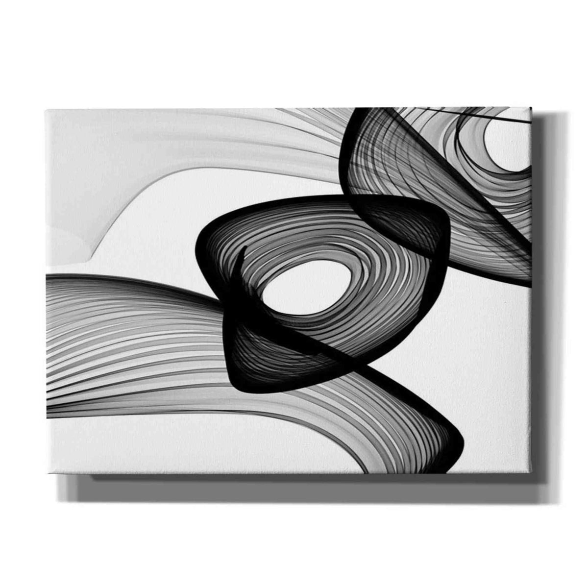 Epic Graffiti &#39;Abstract Black and White 22-16&#39; by Irena Orlov, Giclee Canvas Wall Art