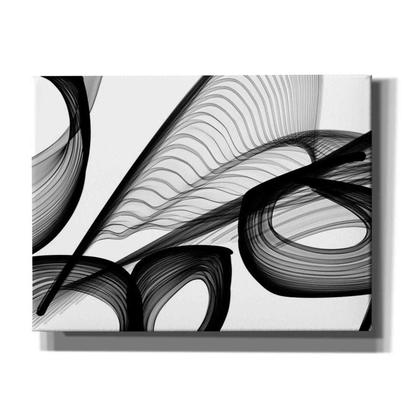 Epic Graffiti 'Abstract Black and White 22-21' by Irena Orlov, Giclee Canvas Wall Art