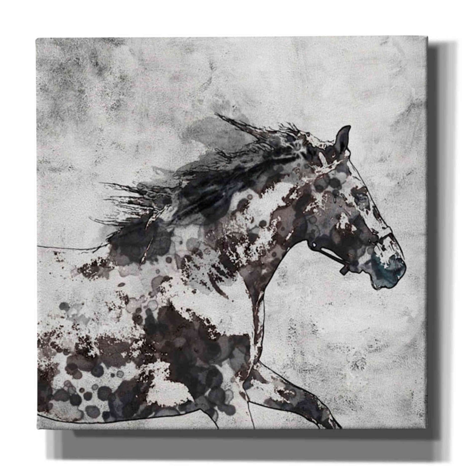 Epic Graffiti 'Bay Horse 4' by Irena Orlov, Giclee Canvas Wall Art