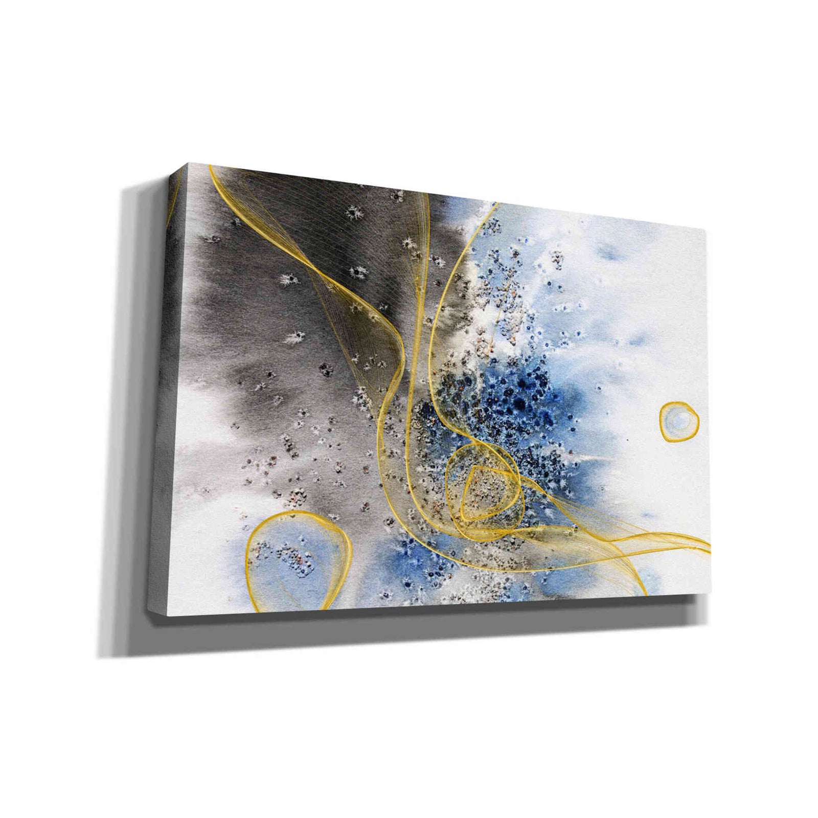 Epic Graffiti 'Coastal Watercolor Abstract' by Irena Orlov, Giclee Canvas Wall Art