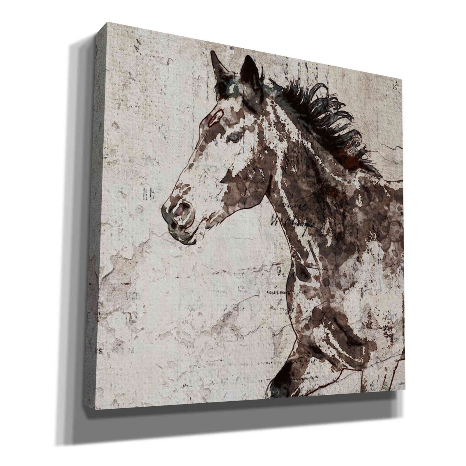Epic Graffiti 'Galloping Horse 2' by Irena Orlov, Giclee Canvas Wall Art