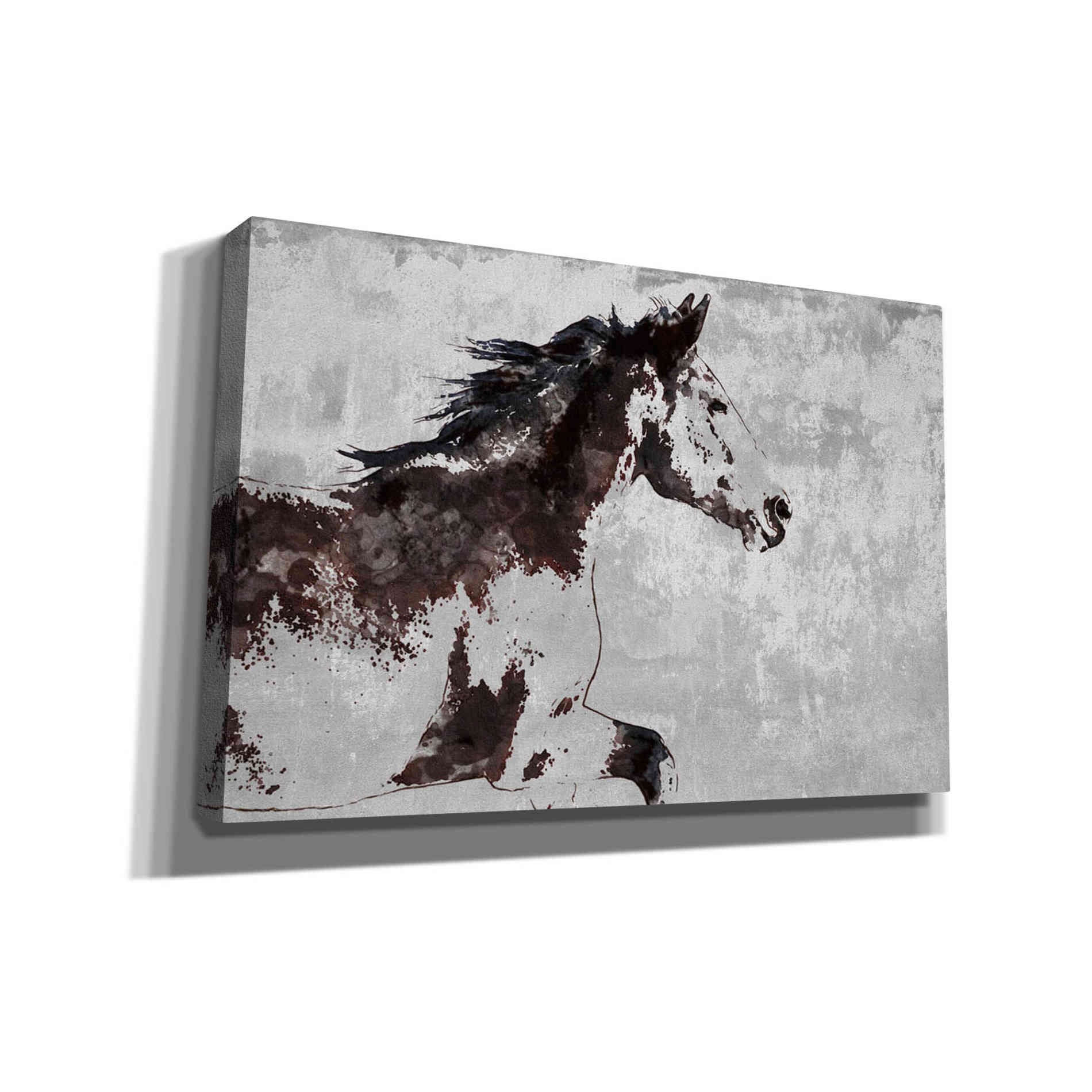 Epic Graffiti 'Horse Race' by Irena Orlov, Giclee Canvas Wall Art