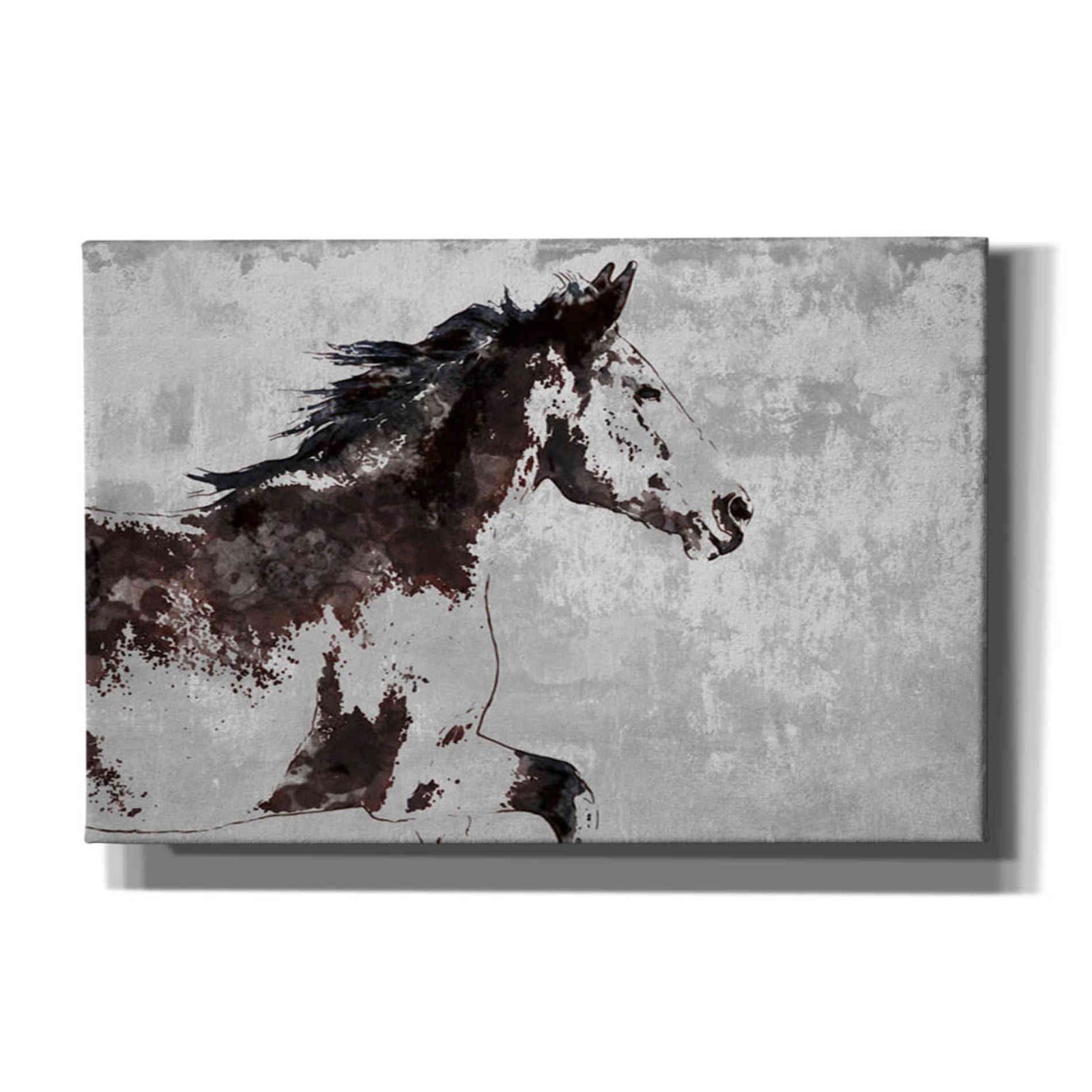 Epic Graffiti 'Horse Race' by Irena Orlov, Giclee Canvas Wall Art