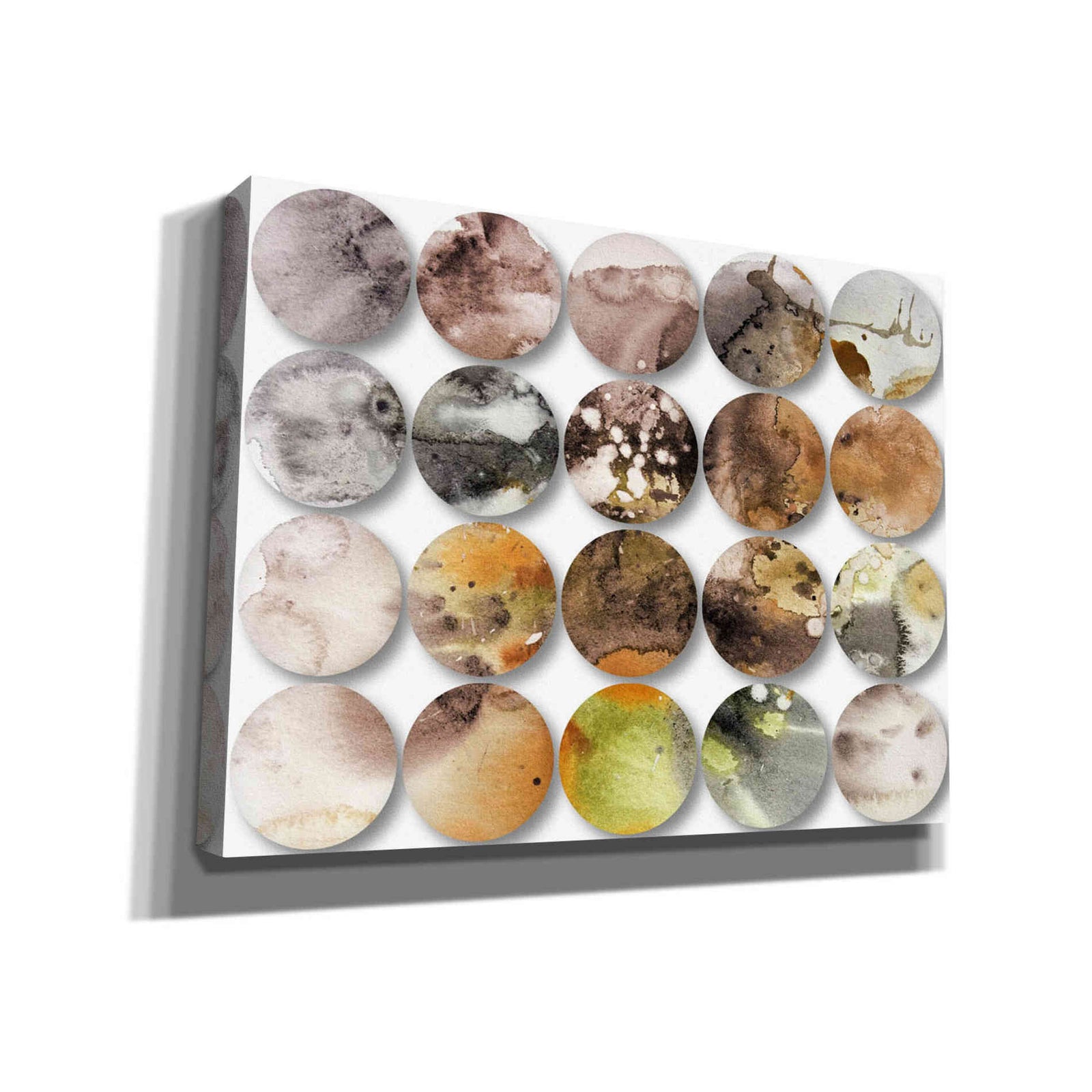 Epic Graffiti 'Watercolor Colorful Circles 3' by Irena Orlov, Giclee Canvas Wall Art