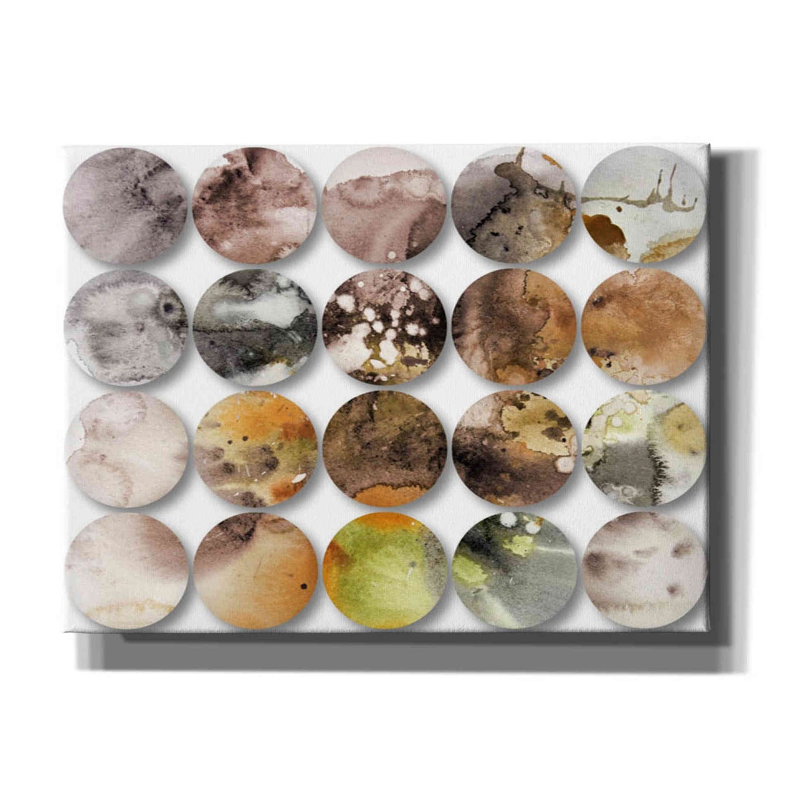 Epic Graffiti 'Watercolor Colorful Circles 3' by Irena Orlov, Giclee Canvas Wall Art