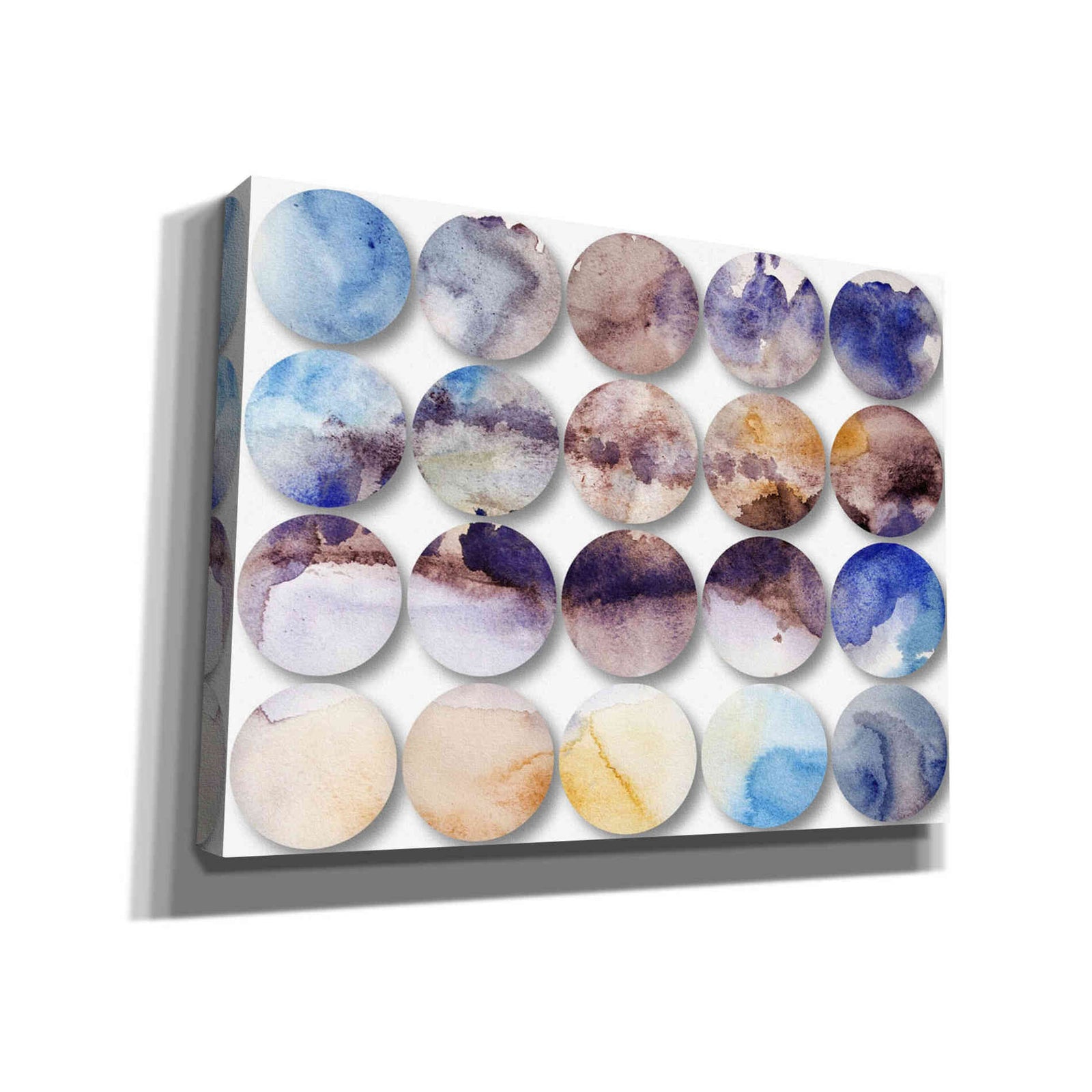 Epic Graffiti 'Watercolor Colorful Circles 4' by Irena Orlov, Giclee Canvas Wall Art