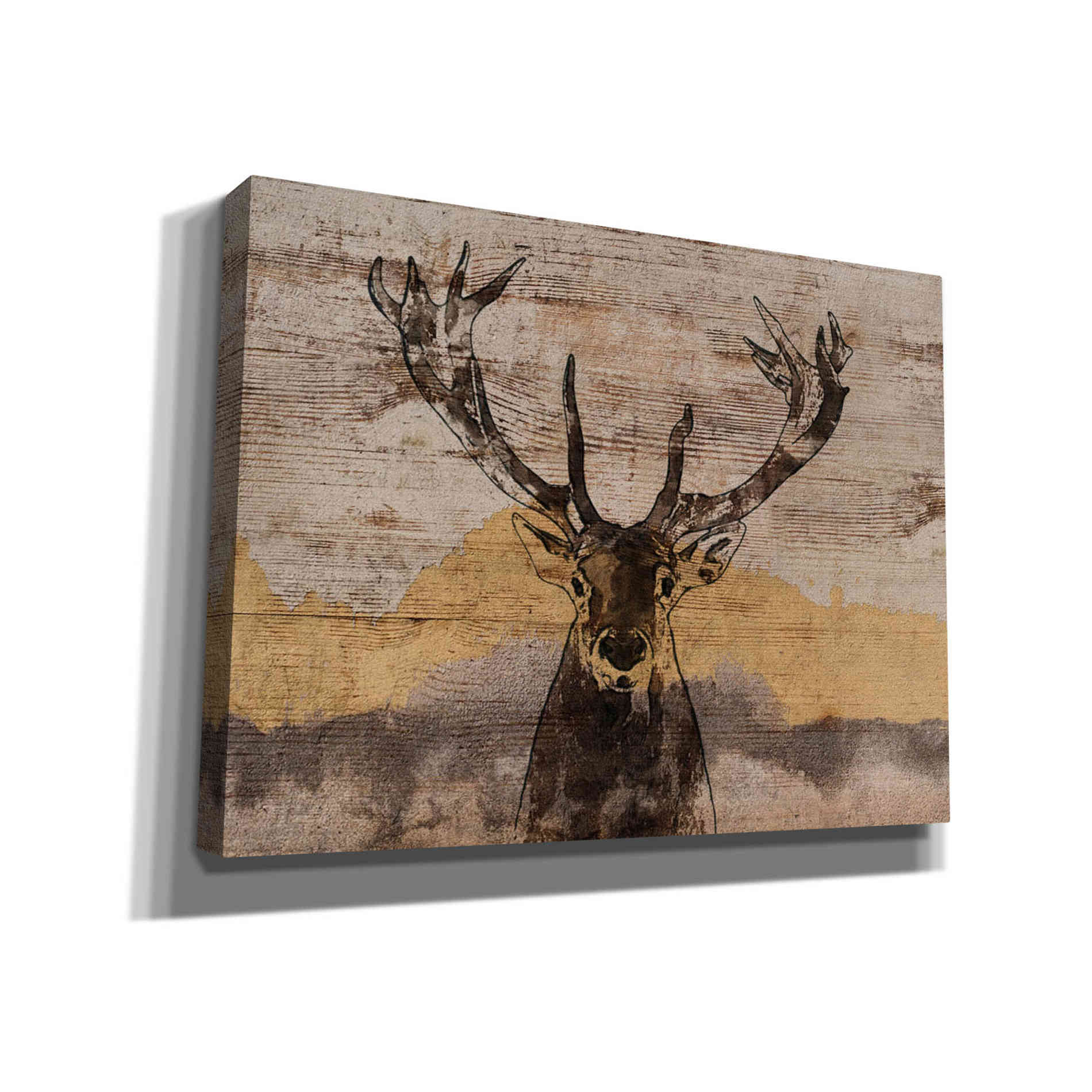 Epic Graffiti 'White-Tailed Deer' by Irena Orlov, Giclee Canvas Wall Art