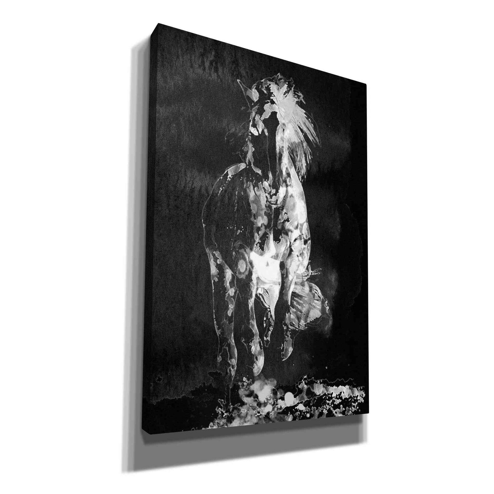 Epic Graffiti 'Wild Running Horse 3' by Irena Orlov, Giclee Canvas Wall Art
