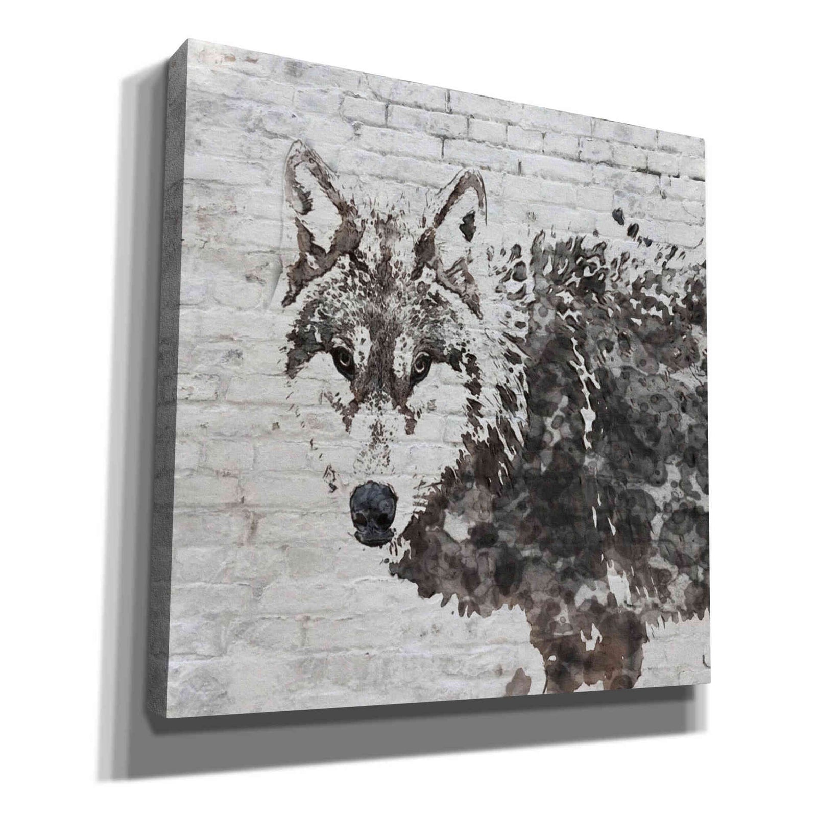 Epic Graffiti 'Lone Wolf' by Irena Orlov, Giclee Canvas Wall Art
