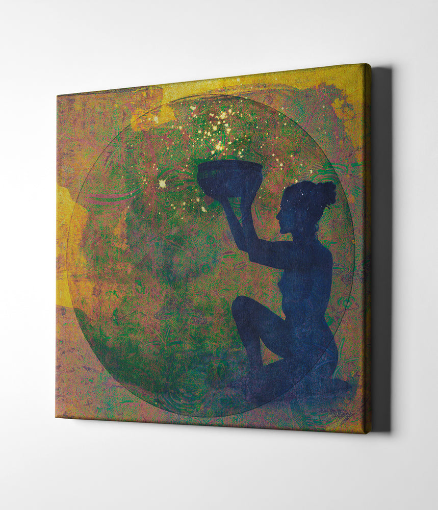 Epic Graffiti &quot;Vessel of Cosmic Creativity&quot; by Elena Ray Giclee Canvas Wall Art