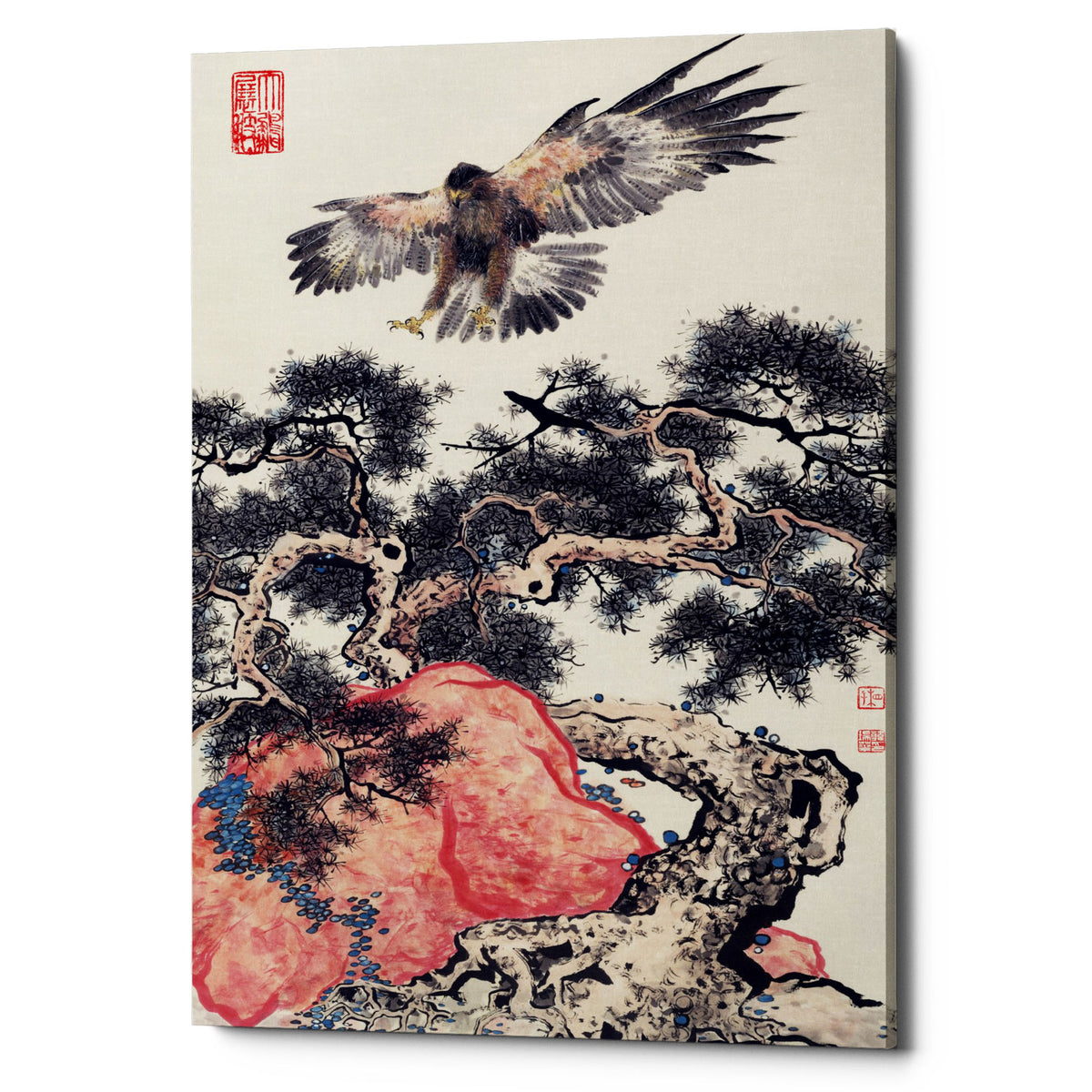 Epic Graffiti &quot;Ready To Land&quot; by River Han, Giclee Canvas Wall Art