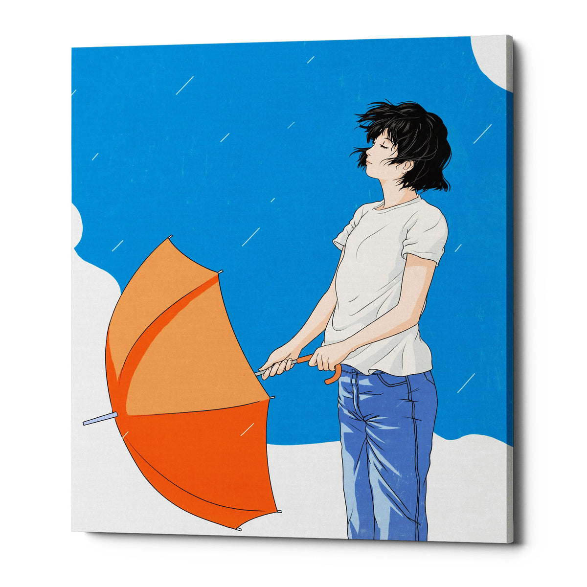 Epic Graffiti &quot;After the Rain&quot; by Sai Tamiya, Giclee Canvas Wall Art