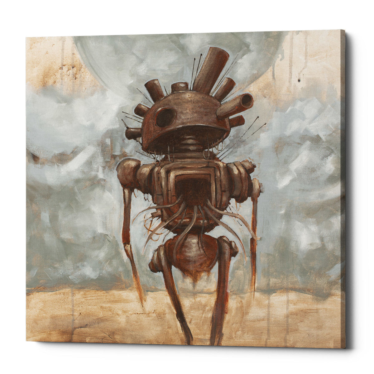 Epic Graffiti &quot;Brought The War Home&quot; by Craig Snodgrass, Giclee Canvas Wall Art